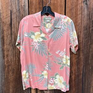 Tommy Bahama Short Sleeve Shirt 100% silk